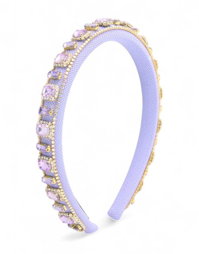 Morgan & Taylor - Laurel Headband in Lilac Purple