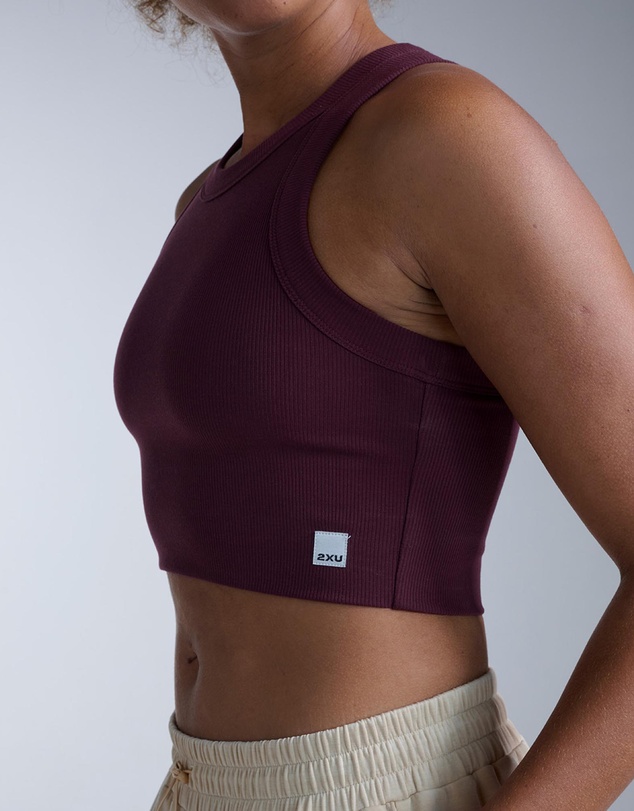2XU - Fluid Tencel Ribbed Crop Tank