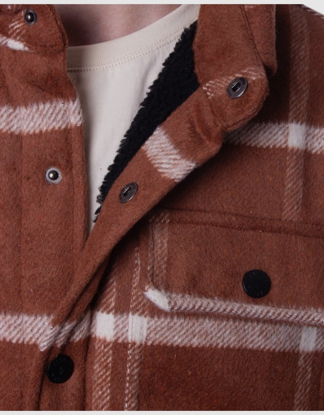 Fallen Footwear - Mens Lamb Jacket Brown