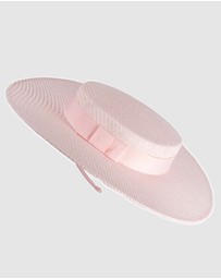 Max Alexander - Pink Boater Hat