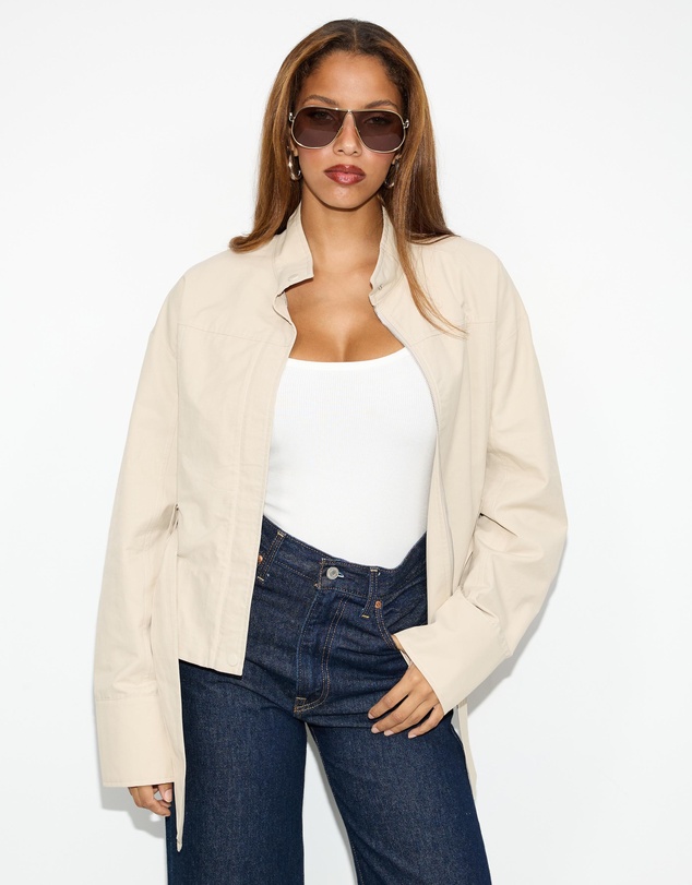 Dazie - Emery Funnel Neck Jacket