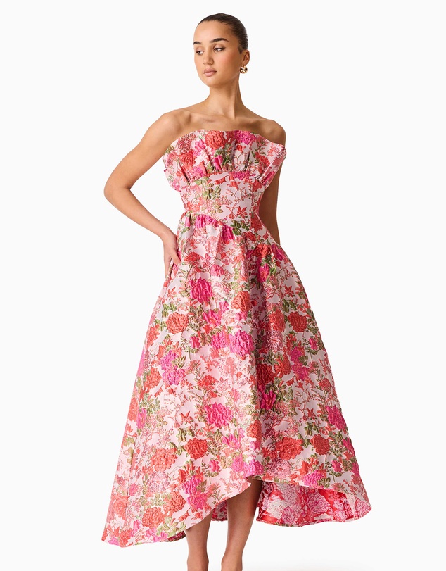 Elliatt - Floralie Strapless Gown