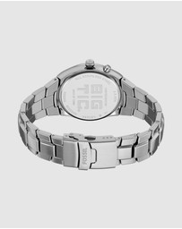 Fossil - Archival Big Tic Silver Tone Analogue-Digital Watch