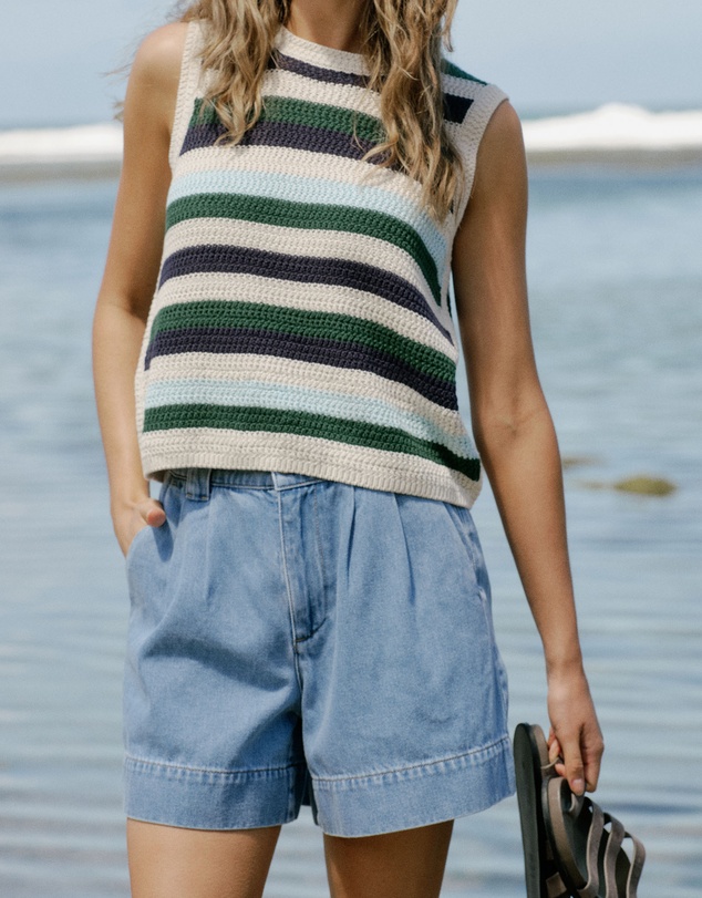 Ceres Life - Billie Pleat Front Short