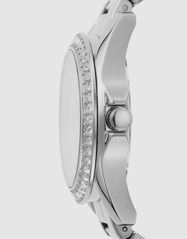 Fossil - Riley Silver-Tone Analogue Watch