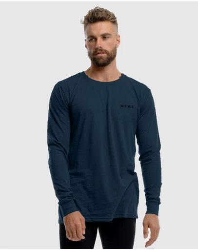 DVNT - Saxon Embroidery Long Sleeve Tee