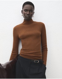M.N.G - Knitted Sweater With Perkins Neck
