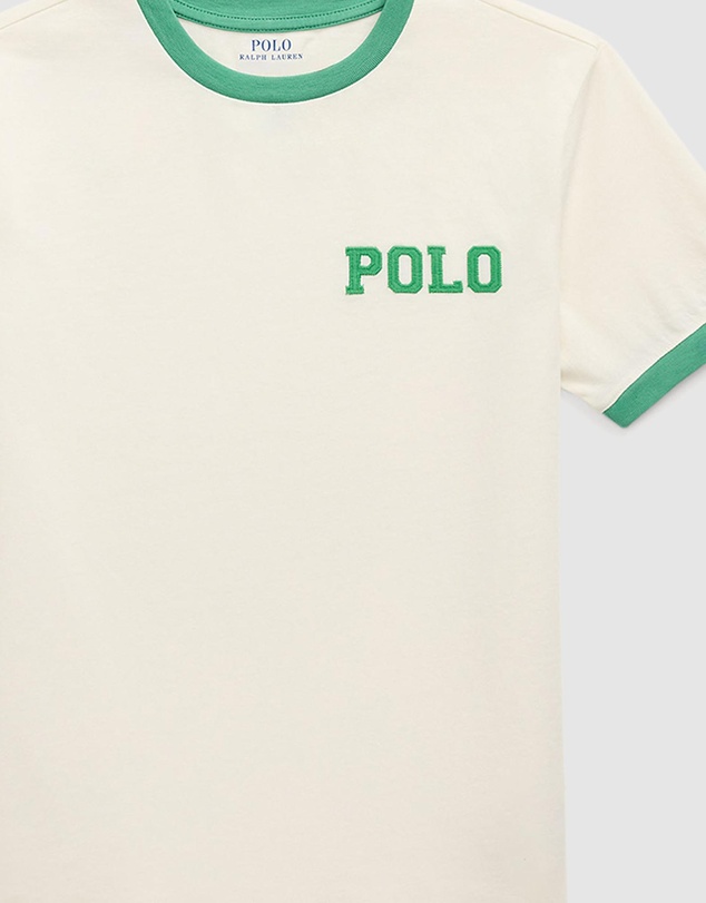 Polo Ralph Lauren - Logo Cotton Jersey Ringer Tee - ICONIC EXCLUSIVE - Teens