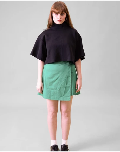 JAM The Label - Adaptive Cropped Neoprene Zip Pullover