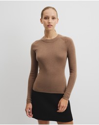 Country Road - Merino Wool Silk Long Sleeve Knit