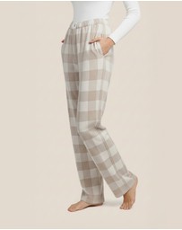 Gingerlilly - Sarita Buffalo Check Wide Pant