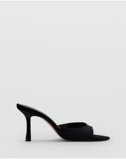 M.N.G - Velvet Pointed Heels