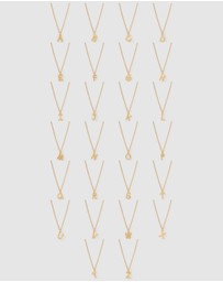 Arms Of Eve - Luxe Letter Necklace - Small