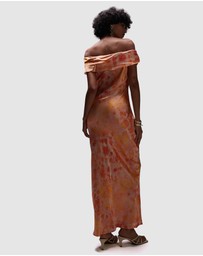 TOPSHOP - Drape Shoulder Maxi Occasion Dress