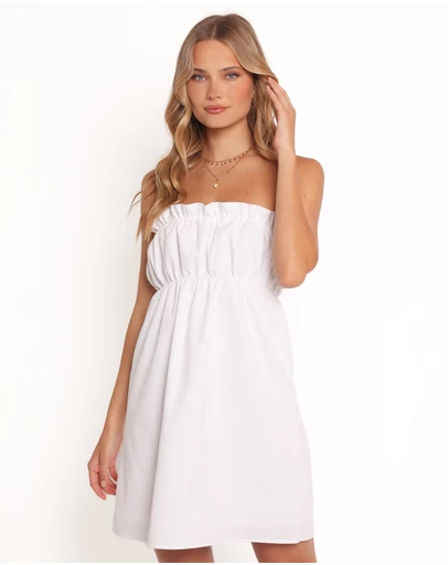 Petal & Pup - Stratton Mini Dress - White
