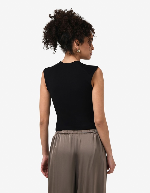 Forcast - Soho Rounded Square Neck Top