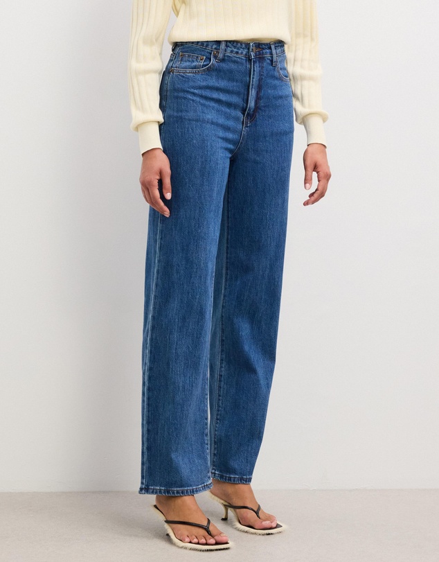 The Fated - Kaia High Waist Straight Jeans