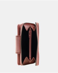 Pierre Cardin - Pierre Cardin Genuine Leather Ladies Bi-Fold Wallet with Zip Coin Section