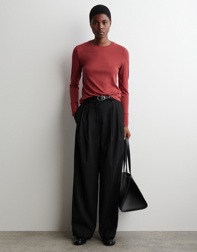 COS - Cotton-Jersey Long-Sleeved Top