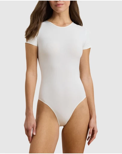 Lauren by Ralph Lauren - Luxe Smoothing Seamless Short Sleeve T-Shirt Bodysuit