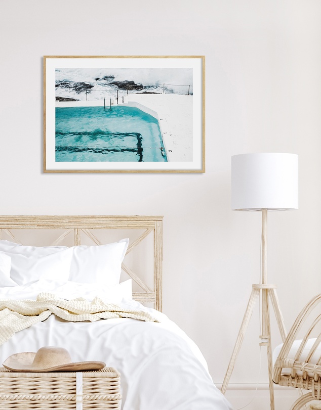 Olive et Oriel - Icey Bergs Bondi Art Print