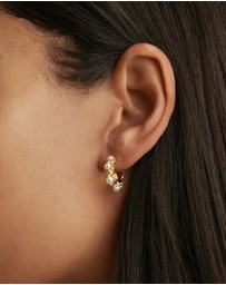 By Charlotte - Peace Within Pearl Hoops
