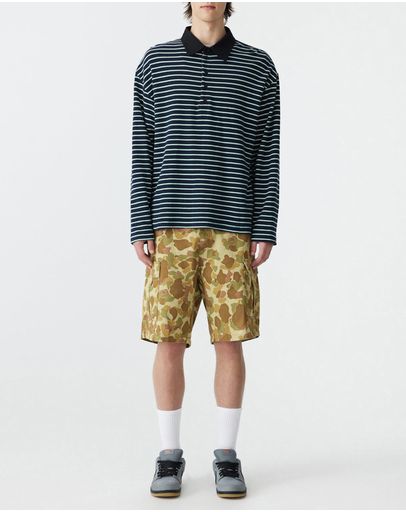 Navy, Green & White