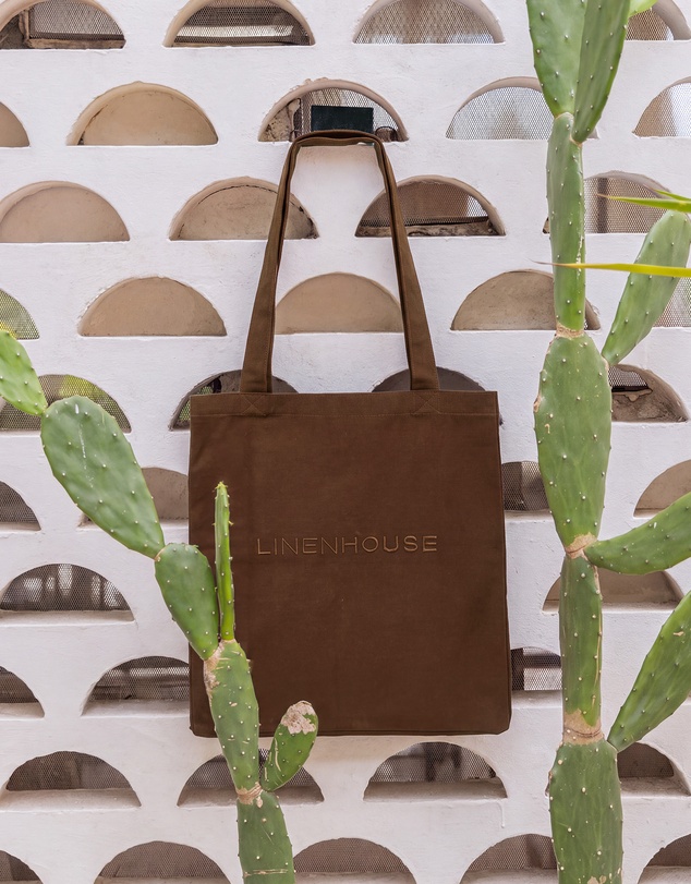 Linen House - Linen House Embroidered Tote Bag