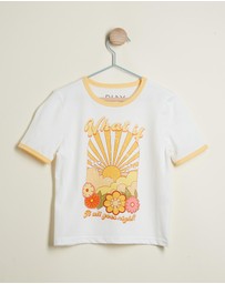 PLAY etc - What If Ringer Tee - Kids-Teens