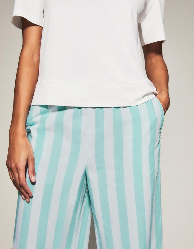 KBX - Coffee Stripe T-Shirt Trousers Set