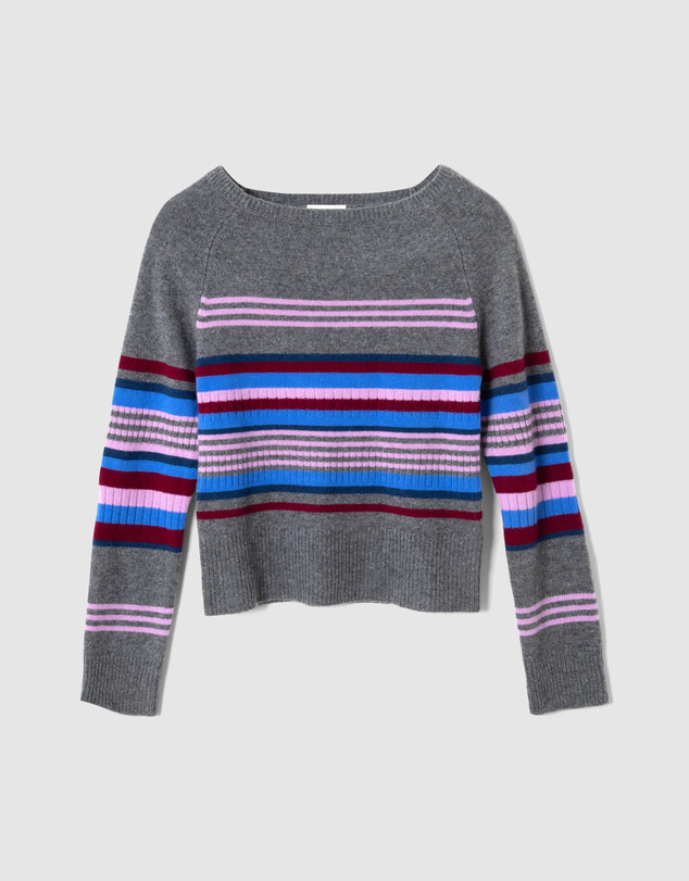 Damson Madder - Yesley Wide Neck Jumper