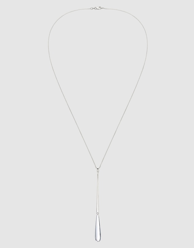 Elli Jewelry - Resin Teardrop Y-Necklace in 925 Silver