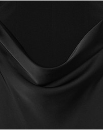 ROTATE - Capsleeve Draped Maxi Dress