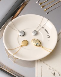 Wanderlust + Co - Falling Star Heirloom Locket Necklace
