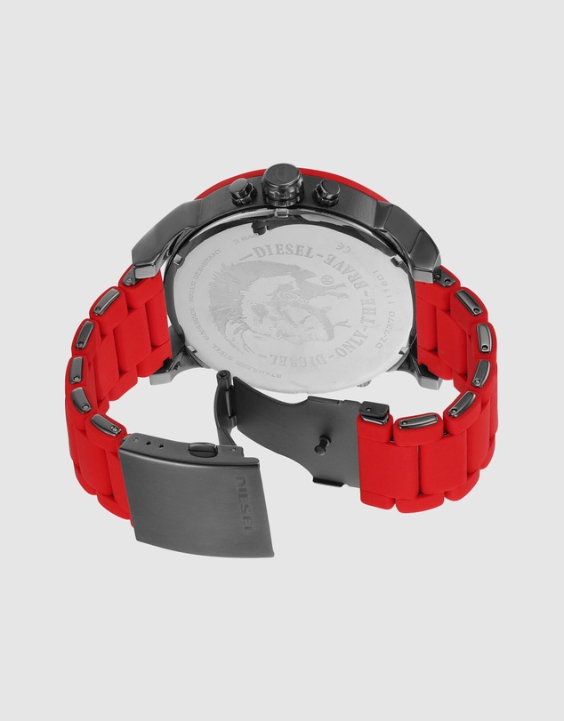Diesel - The Daddies Series Red Analogue Watch