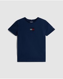 Tommy Hilfiger - Rhine Stone Flag Tee SS - Teens
