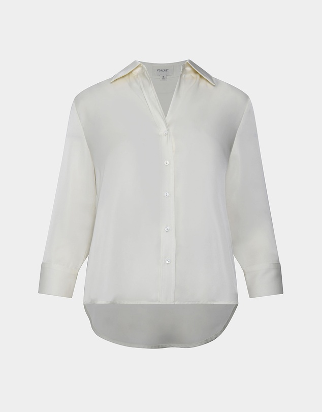 Forcast - Hailee 3/4 Sleeve Satin Blouse