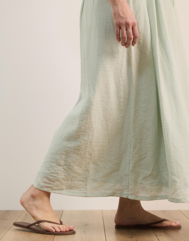 Atmos&Here Curvy - Brooks Linen Blend Maxi Dress