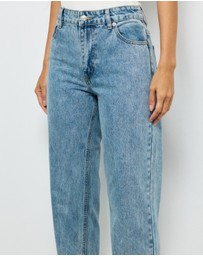 AERE - Mid Rise Slim Leg Jeans