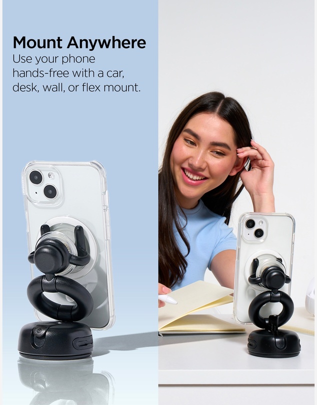 PopSockets - Disney PopGrip MagSafe Phone Grip Holder + Magnetic Adapter Ring