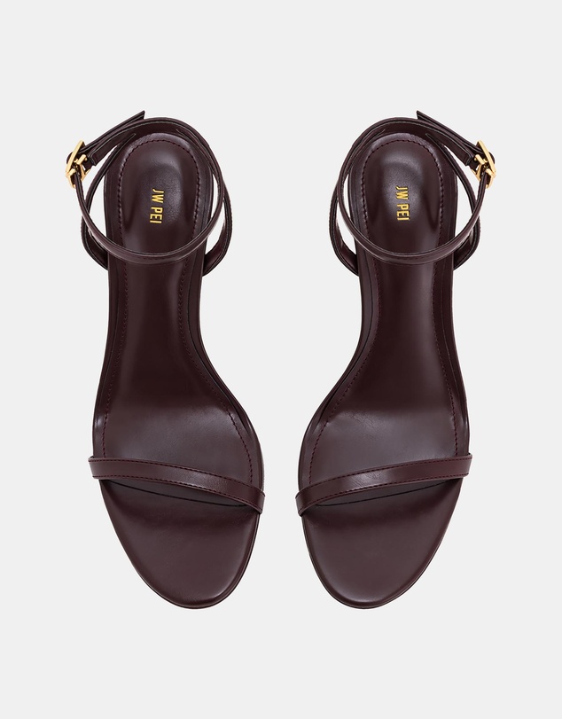 JW PEI - Alivia Gold Metal Heel Sandals