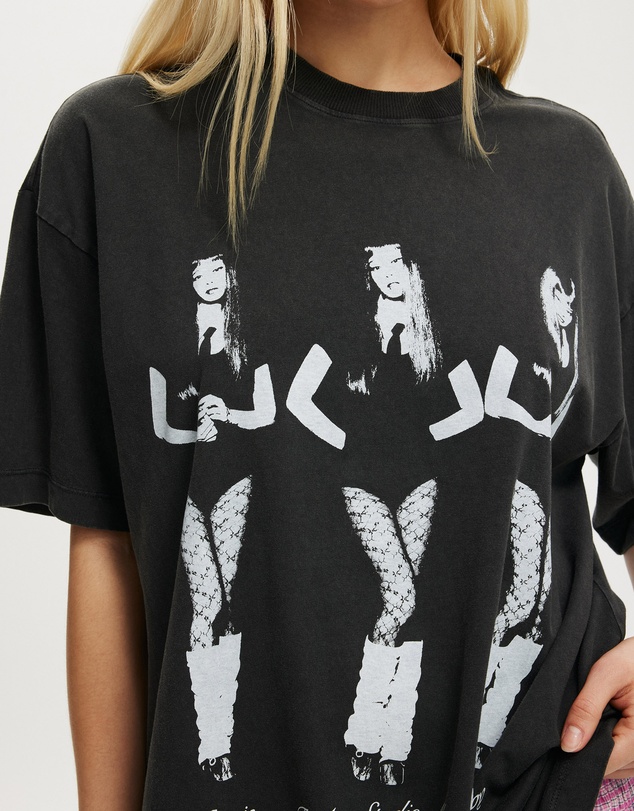 Cotton On - The Lcn Music Boxy Graphic Tee
