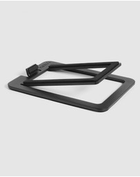 iWorld - Kanto S2 Angled Desktop Speaker Stands for Small Speakers - Pair, Black