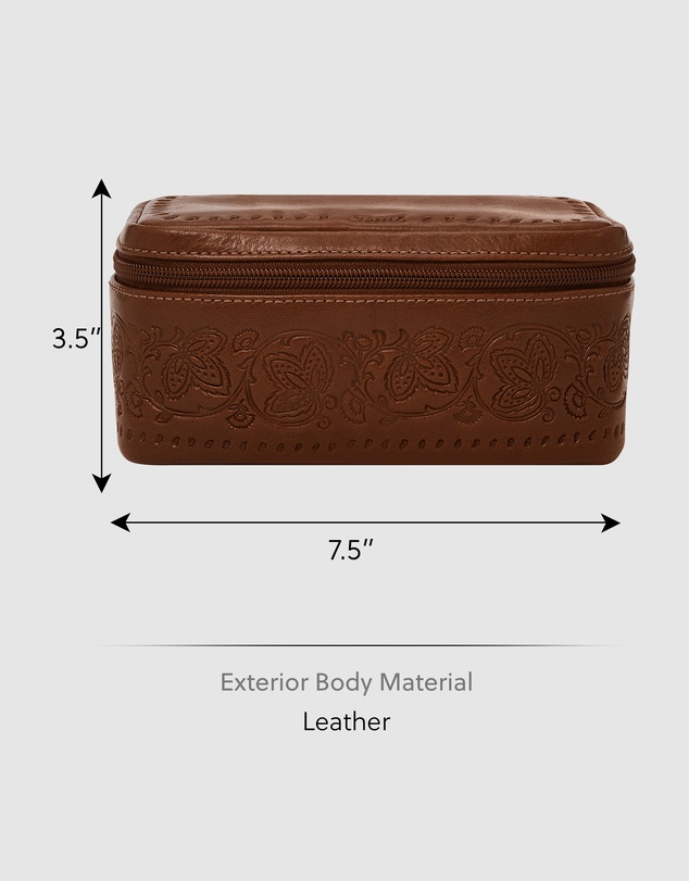Fossil - Gift Brown Passport Case