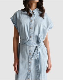 Decjuba - D-Luxe Denim Maxi Dress