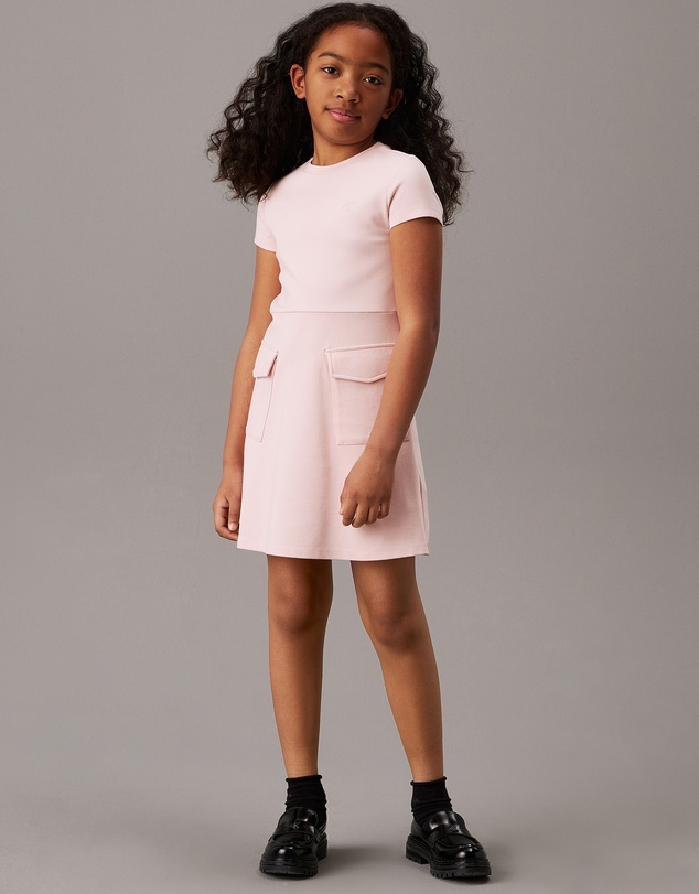 Calvin Klein Jeans - Girls Flared Punto Pocket Dress