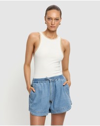 KIVARI - Emilie Denim Shorts