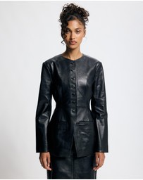 Lover - Rhodes 100% Leather Blazer