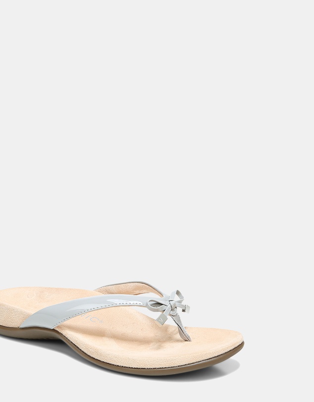 Vionic - Bella Toe Post Sandal - Light Grey