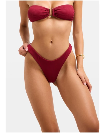 Subtitled - Cheeky Ribbed Bikini Bottom